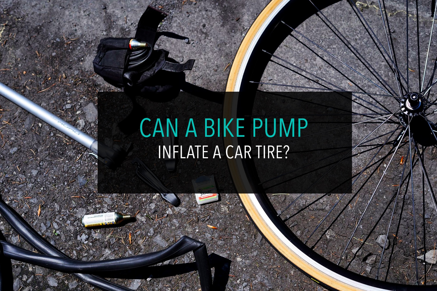 why does it take so much longer to inflate a car tire vs a bicycle tire