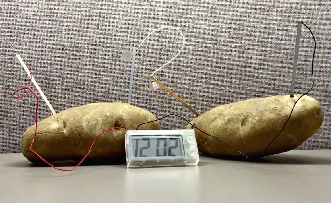 why does the two potato clock need two potatoes