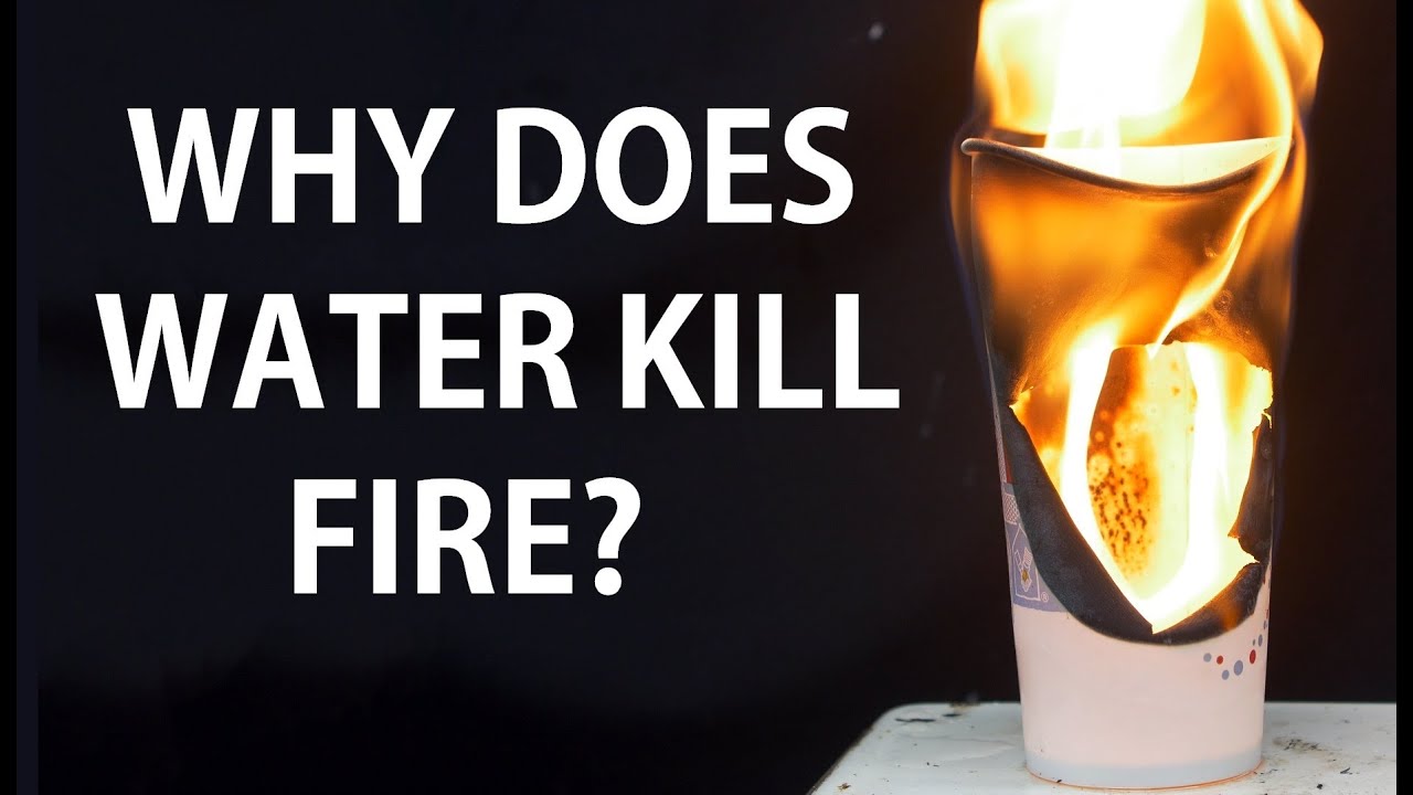 why does water put out a fire and how