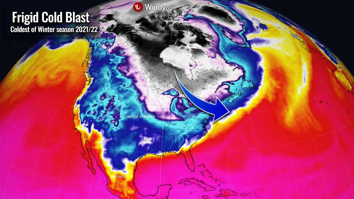 why is the south pole colder than the north pole and by how much on average