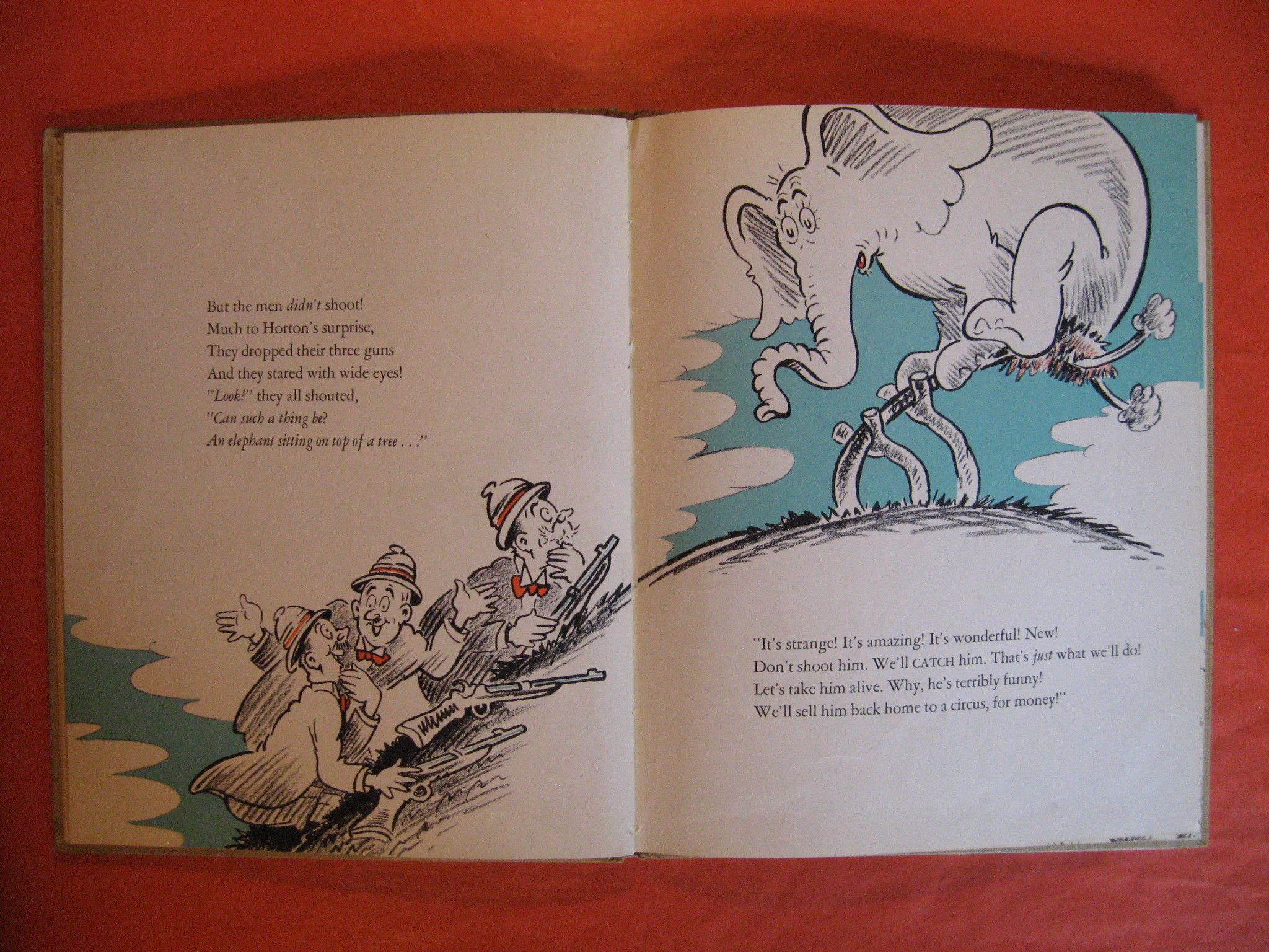 how did dr seuss get the idea of putting an elephant in a tree for his book horton hatches the egg