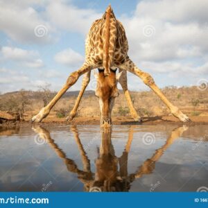 how do giraffes drink water and does a giraffe ever black out when it bends over