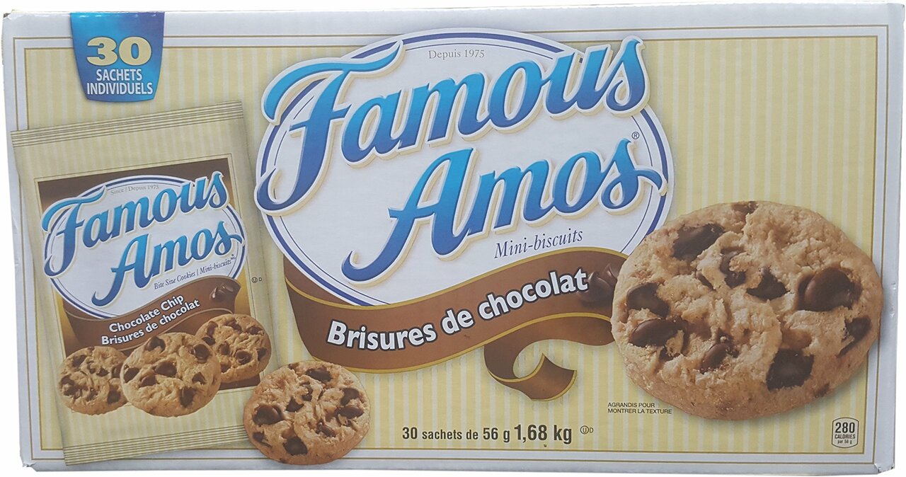 who is famous amos and where did famous amos chocolate chip cookies come from