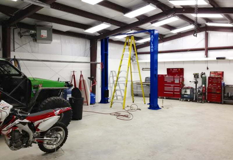 garage and workshop