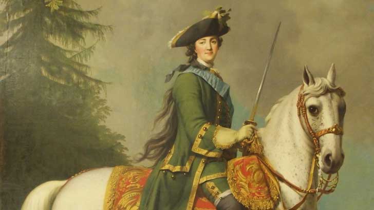 Catherine the Great and a horse