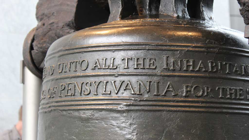 Liberty Bell in Philadelphia, Pennsylvania