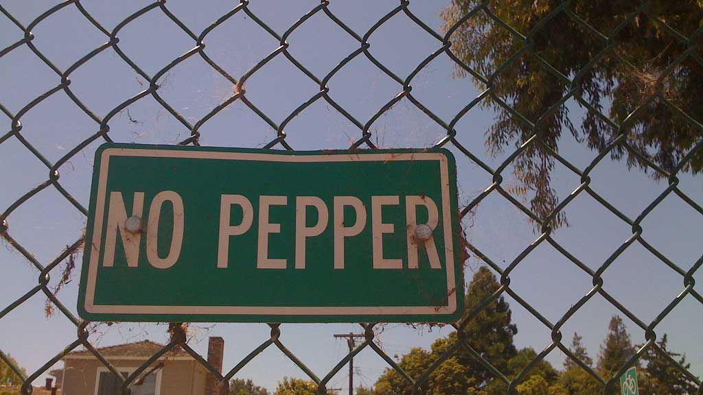 What Does the "No Pepper" Sign Mean at a Baseball Park and Why is Pepper Banned?